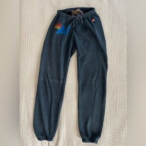 Aviator Nation Black Logo Sweatpants Size Small